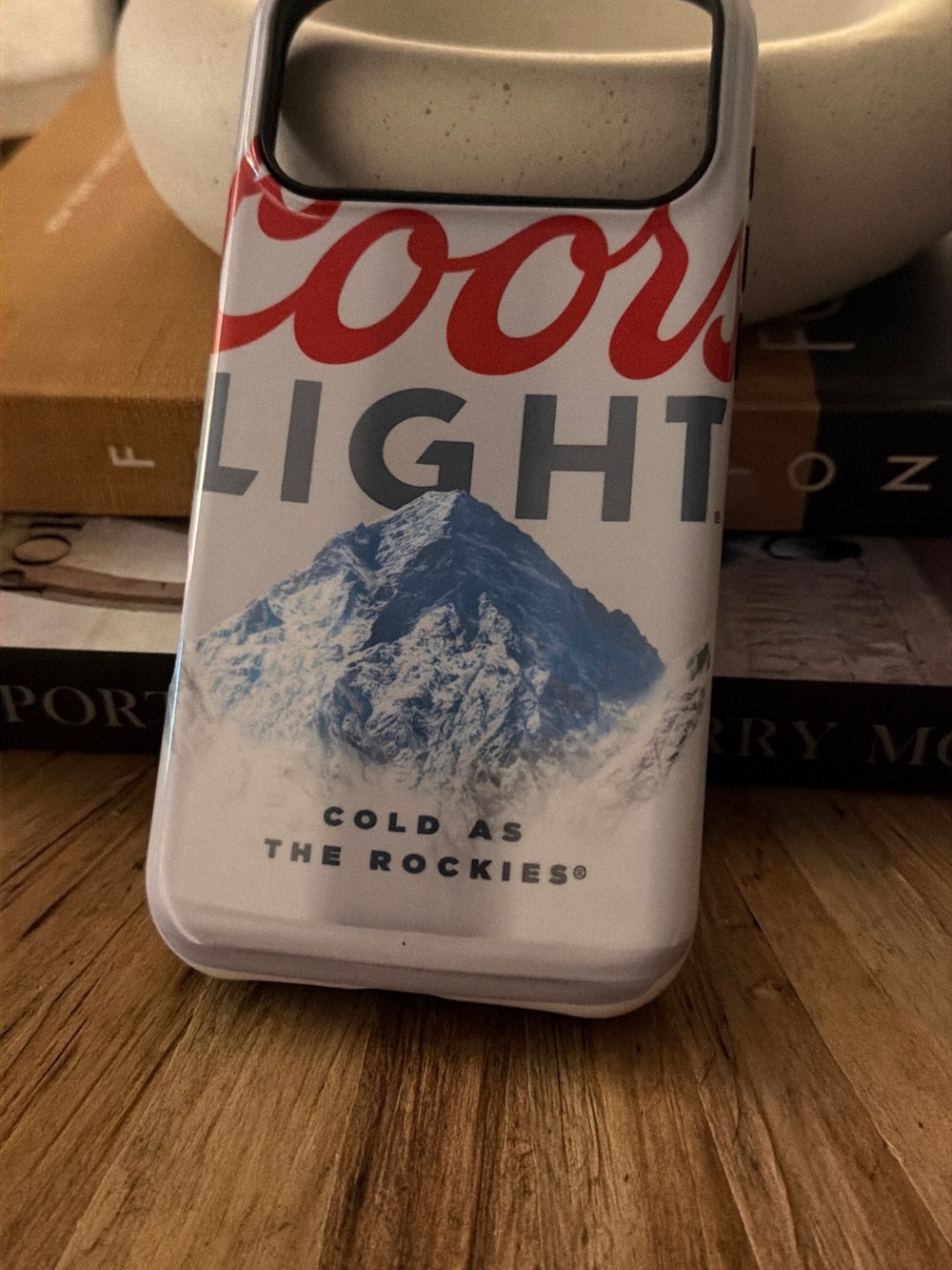 Branded White & Red Phone Case